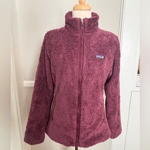 Patagonia Women's Teddy Fleece Jacket - Burgundy